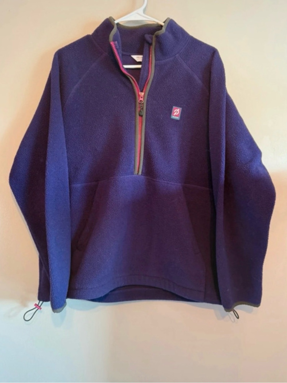 Women's purple Half-Zip Fleece Pullover